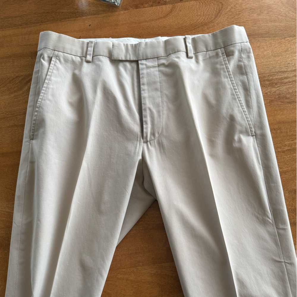 Theory Tan slim fit Suit Pants